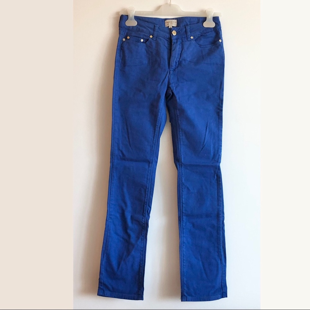 TRUCCO ROYAL BLUE DENIM JEANS
